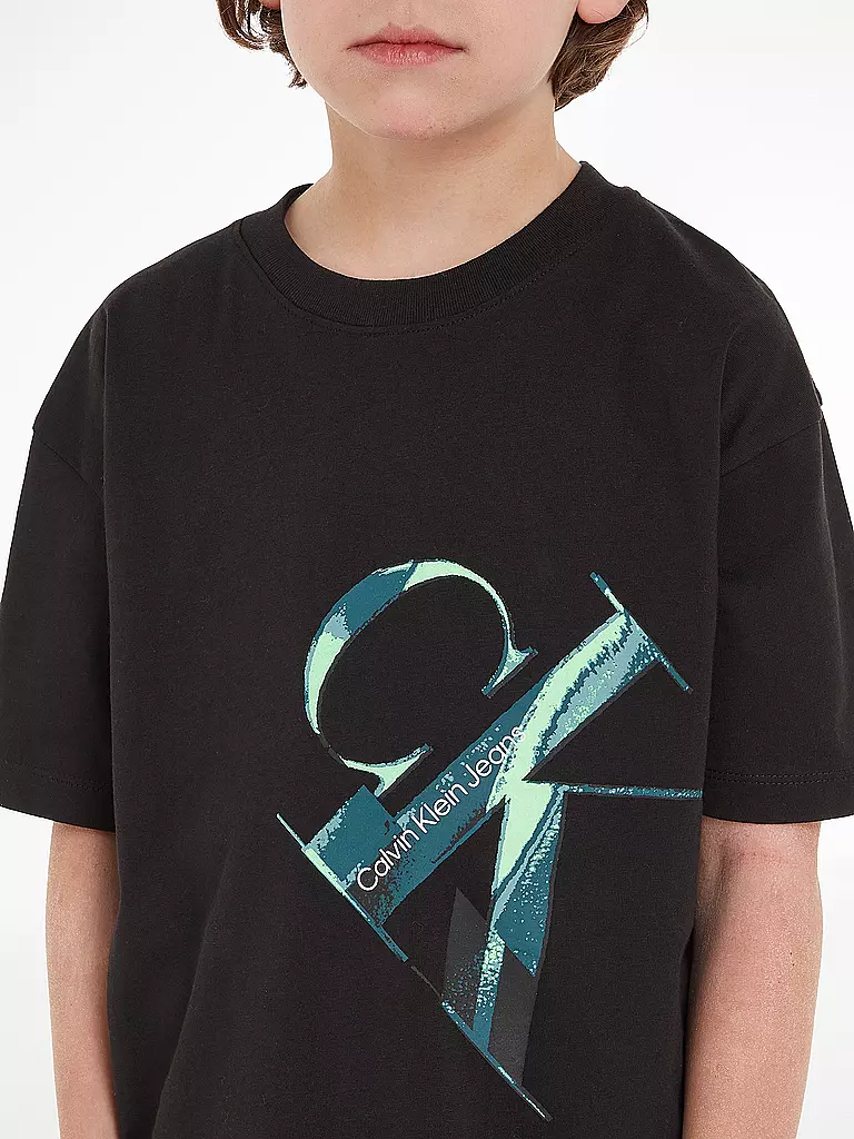 CALVIN KLEIN JEANS | Jungen T-Shirt  | schwarz