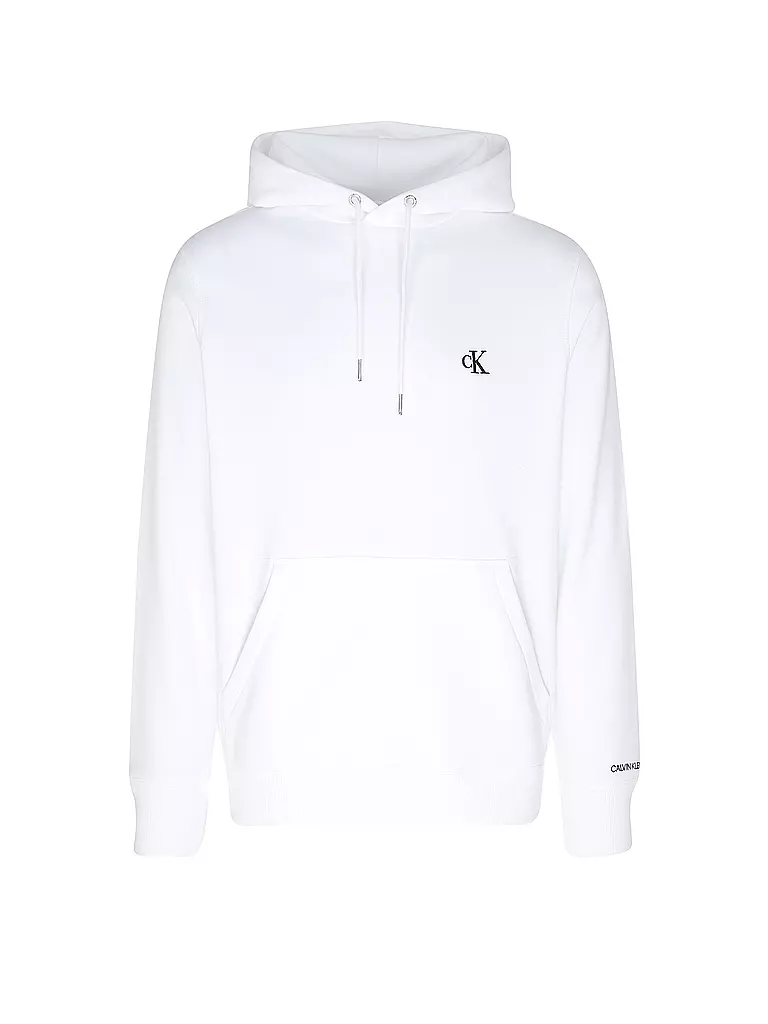 CALVIN KLEIN JEANS | Kapuzensweater - Hoodie  | weiss