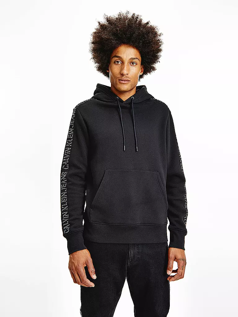 CALVIN KLEIN JEANS | Kapuzensweater - Hoodie  | schwarz