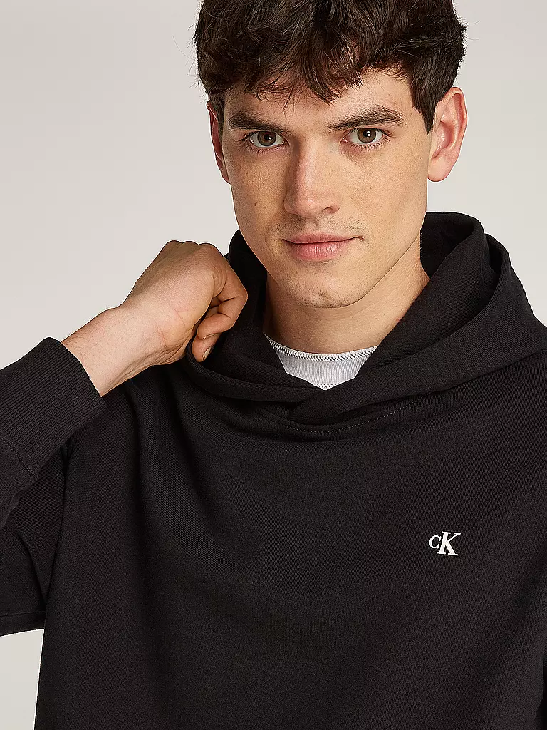 CALVIN KLEIN JEANS | Kapuzensweater - Hoodie  | schwarz