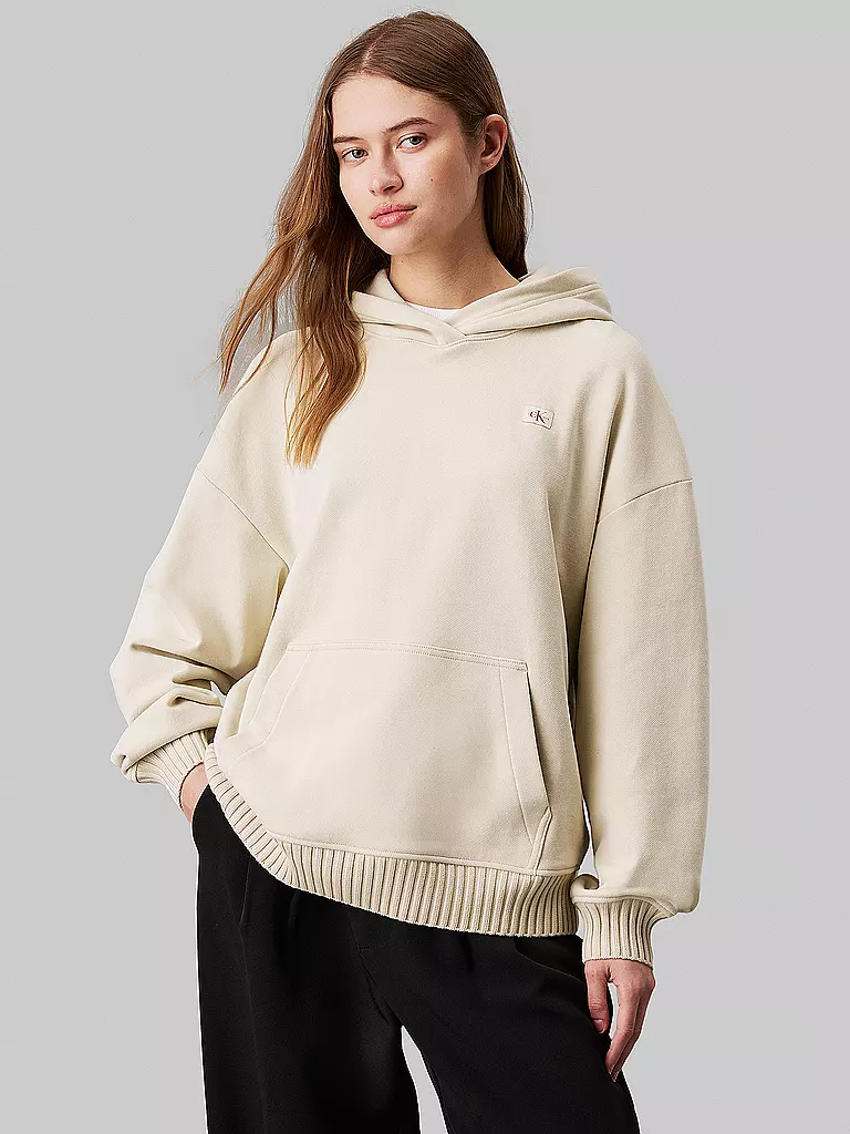 CALVIN KLEIN JEANS | Kapuzensweater - Hoodie | beige