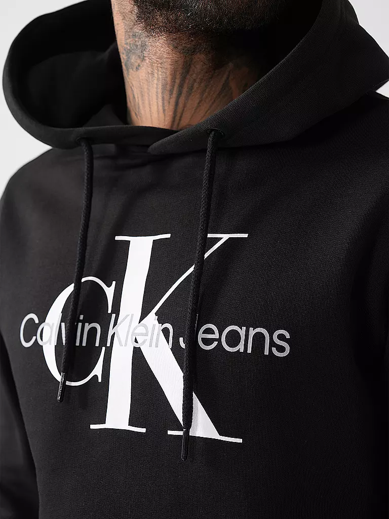 CALVIN KLEIN JEANS | Kapuzensweater - Hoodie | schwarz