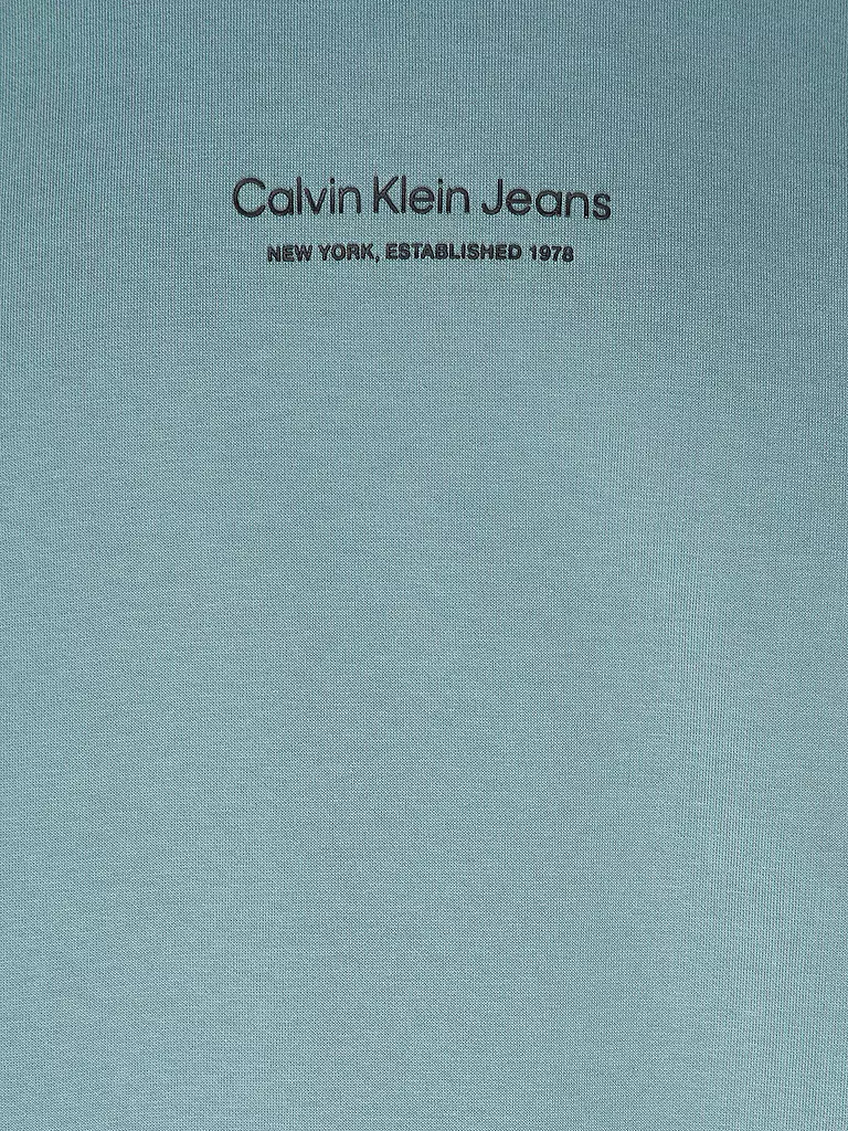 CALVIN KLEIN JEANS | Kapuzensweater - Hoodie | petrol