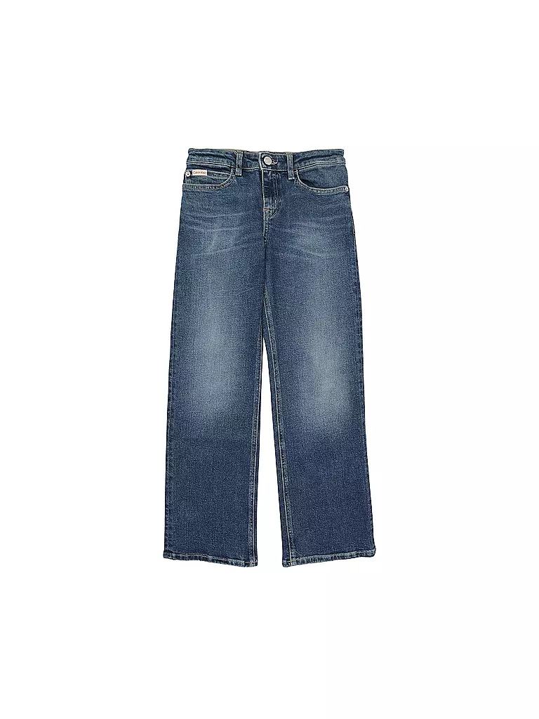 CALVIN KLEIN JEANS | Mädchen Jeans Wide Leg Fit  | blau