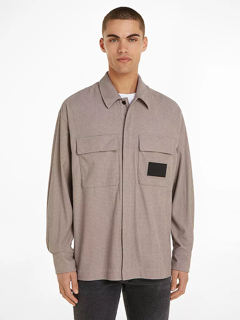 CALVIN KLEIN JEANS | Overshirt  | beige