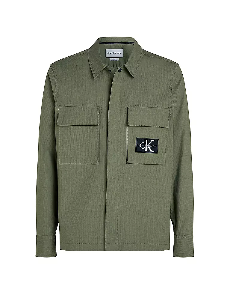 CALVIN KLEIN JEANS | Overshirt UTILITY | olive