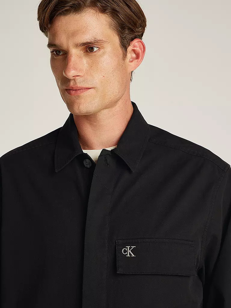 CALVIN KLEIN JEANS | Overshirt | schwarz