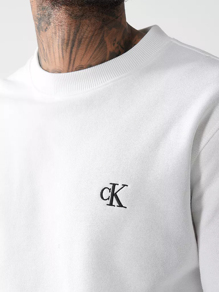 CALVIN KLEIN JEANS | Sweater  | weiss