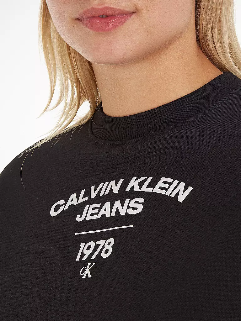 CALVIN KLEIN JEANS | Sweater Cropped Fit | beige
