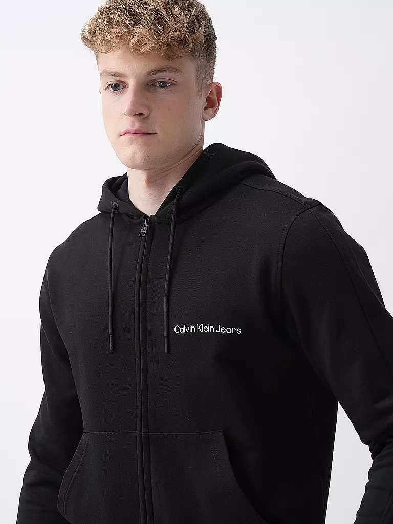 CALVIN KLEIN JEANS | Sweatjacke | schwarz