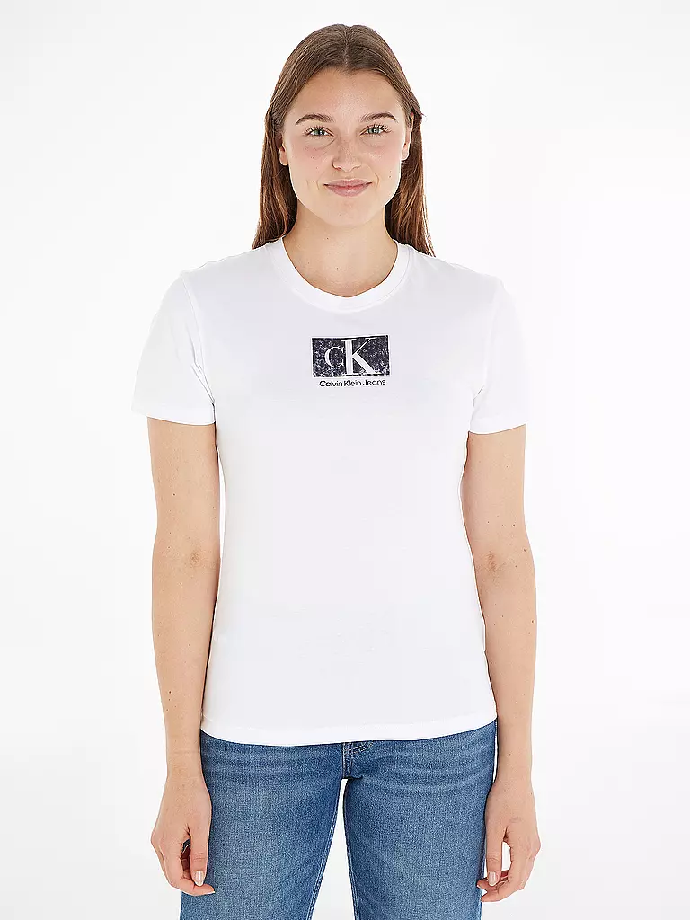 CALVIN KLEIN JEANS | T-Shirt  | weiss