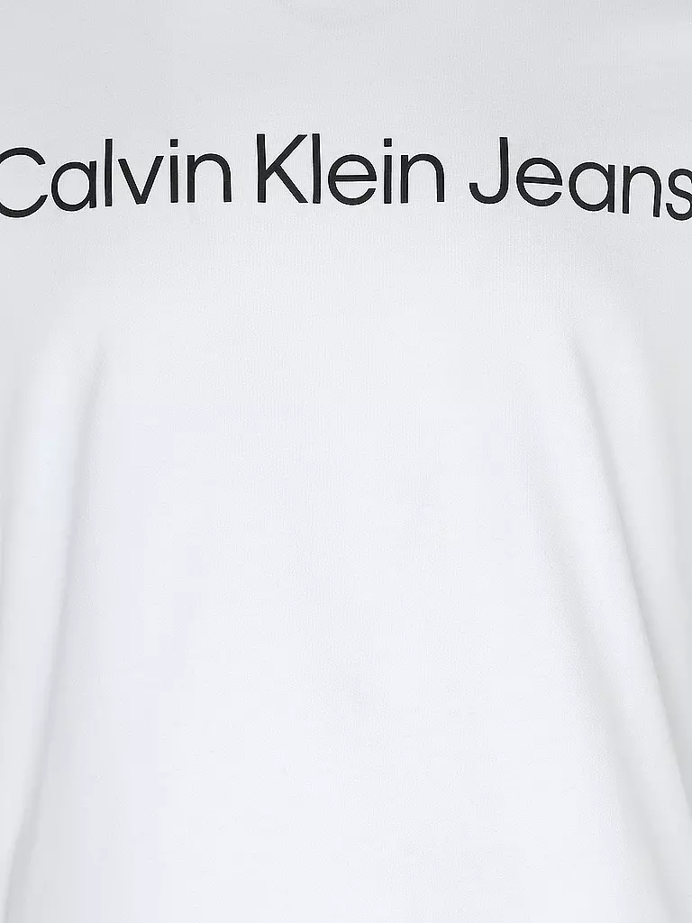 CALVIN KLEIN JEANS | T-Shirt Slim Fit CORE INSTITUTIONAL | weiss