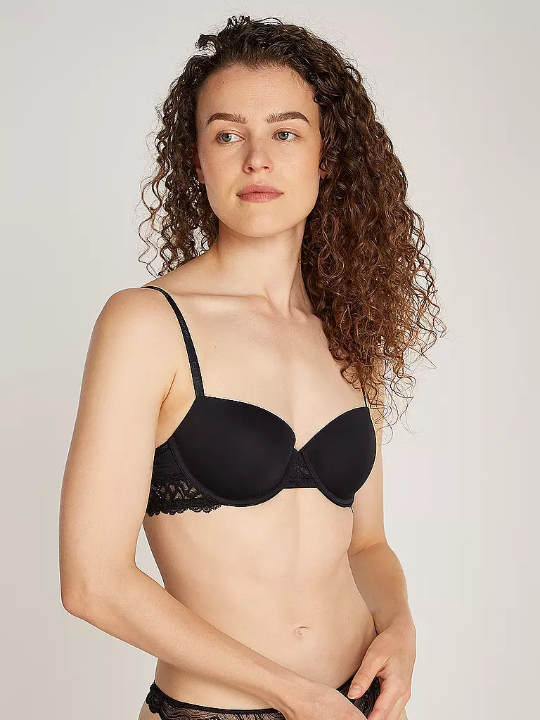 CALVIN KLEIN | BH gefüttert black | creme