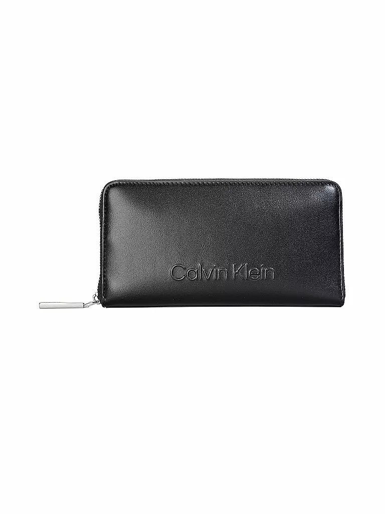 CALVIN KLEIN | Geldbörse EMBOSSED Large | schwarz