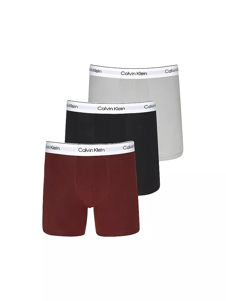 CALVIN KLEIN | Pants 3er Pkg. multi | dunkelrot