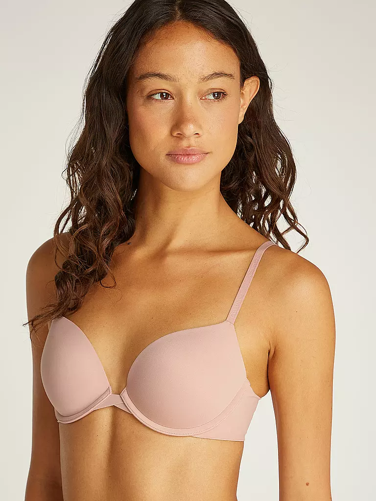 CALVIN KLEIN | Push Up BH black | beige