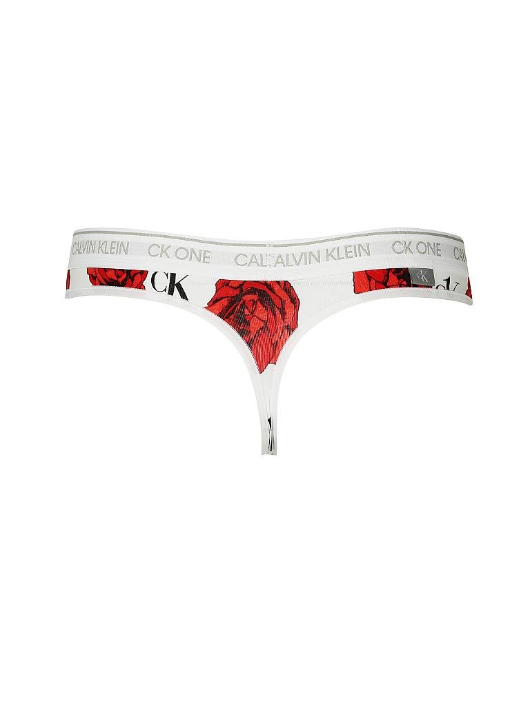 CALVIN KLEIN | String "CK One Cotton" (Rot) | rot