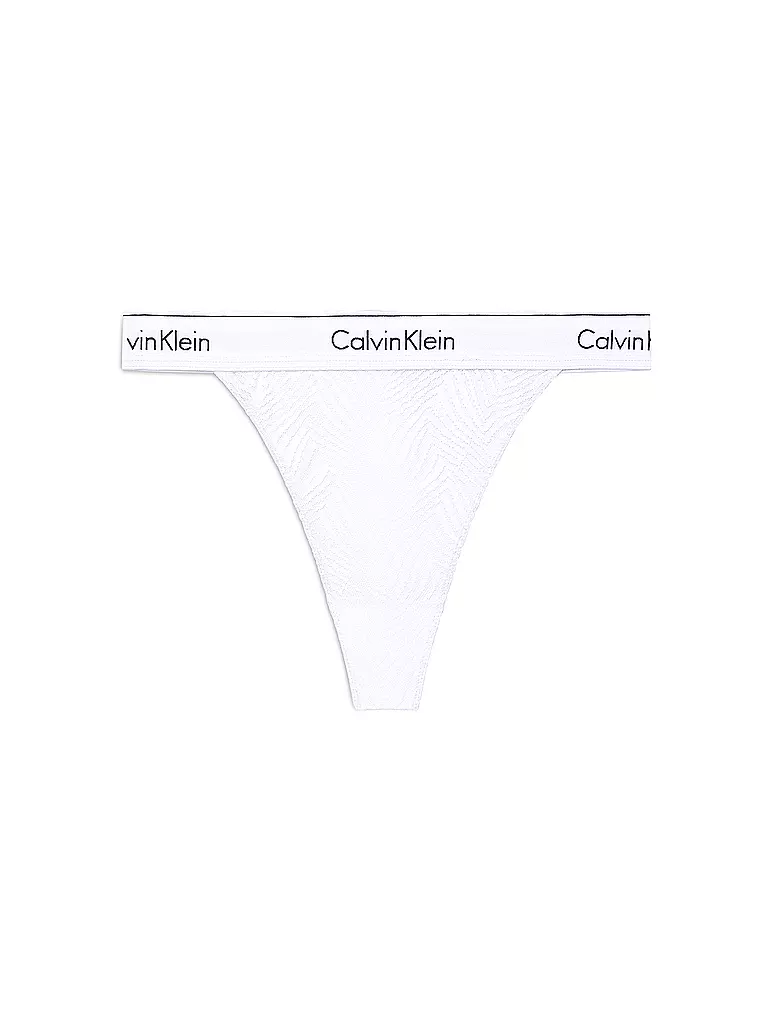 CALVIN KLEIN | String purple | weiss