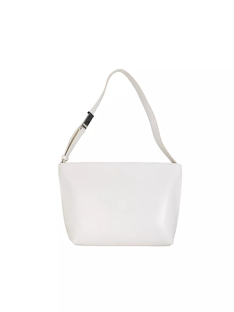 CALVIN KLEIN | Tasche - Hobe EMBOSSED Medium  | creme