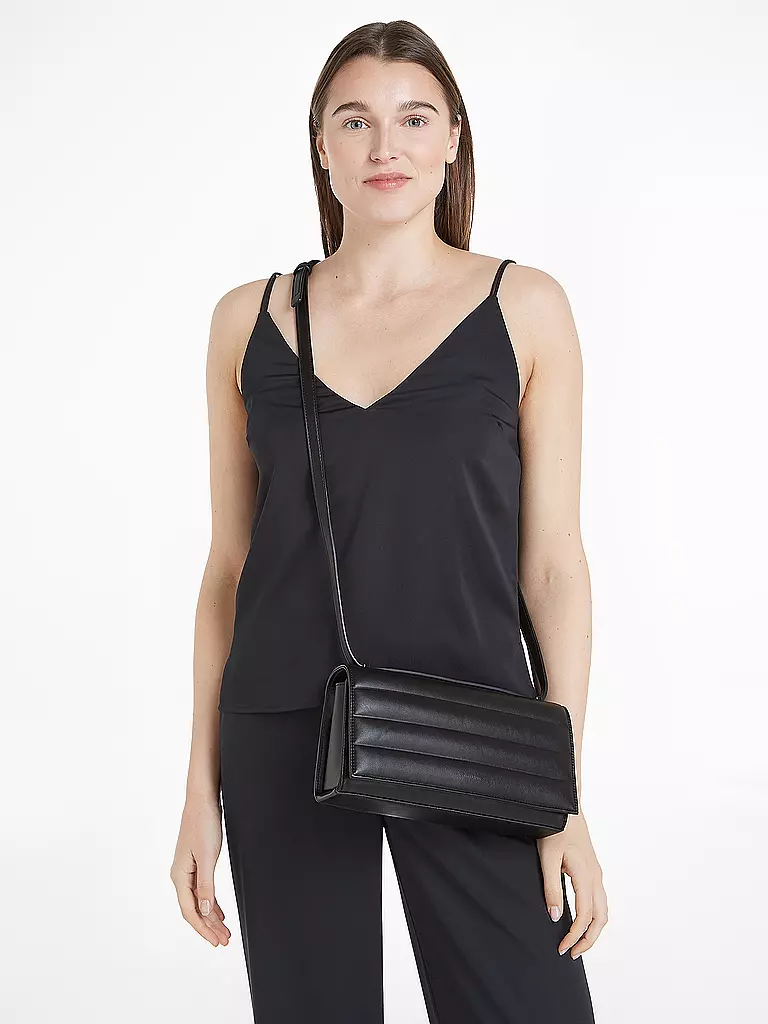 CALVIN KLEIN | Tasche - Mini Bag QUILT  | schwarz