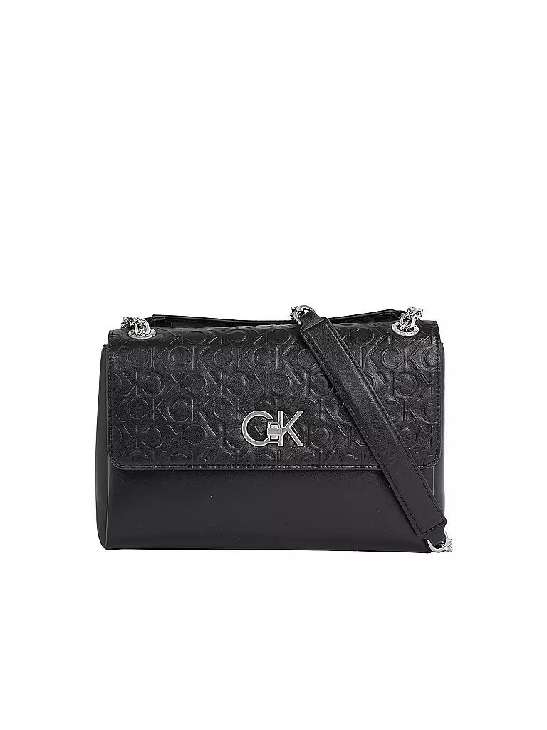 CALVIN KLEIN | Tasche - Umhängetasche RE-LOCK | schwarz