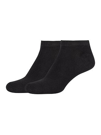 CAMANO |  Sneakersocken Silky 2er Pkg black