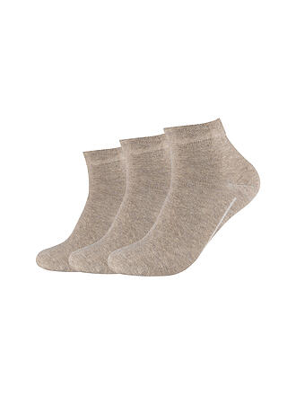 CAMANO |  Sneakersocken 3er Pkg sand melange 