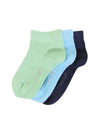 CAMANO | Kinder-Socken 3-er Pkg. baltic sea