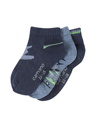 CAMANO | Jungen Sneakersocken 3er Pkg denim melange