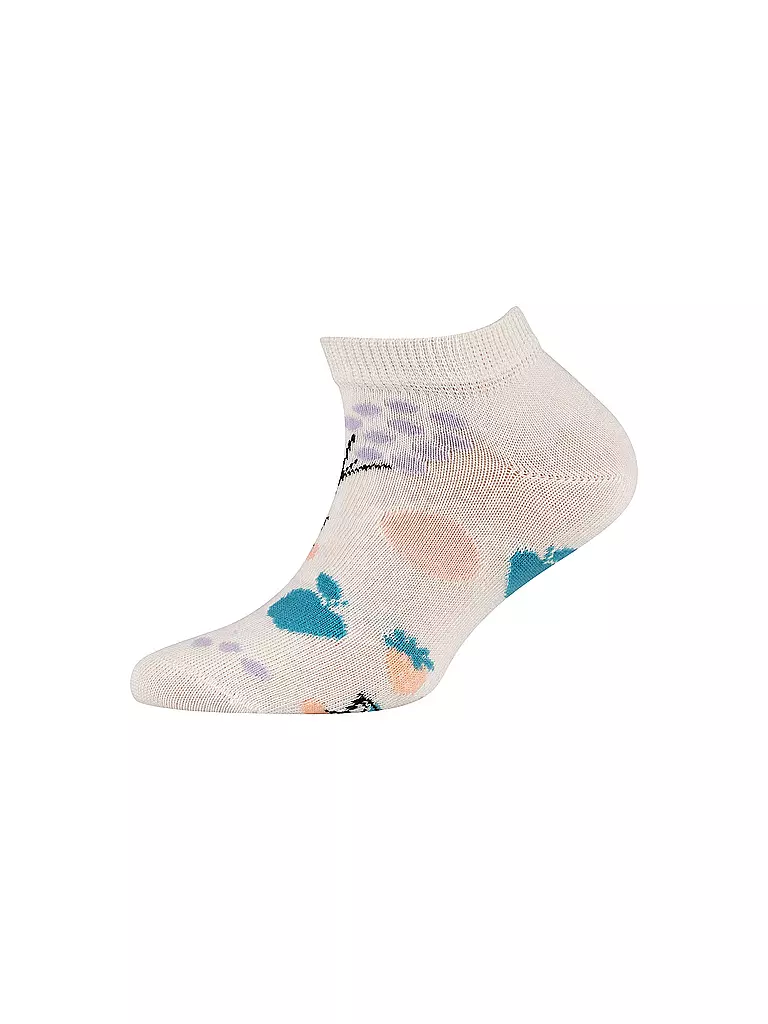 CAMANO | Mädchen Sneaker Socken 4er Pkg  offwhite melange | creme