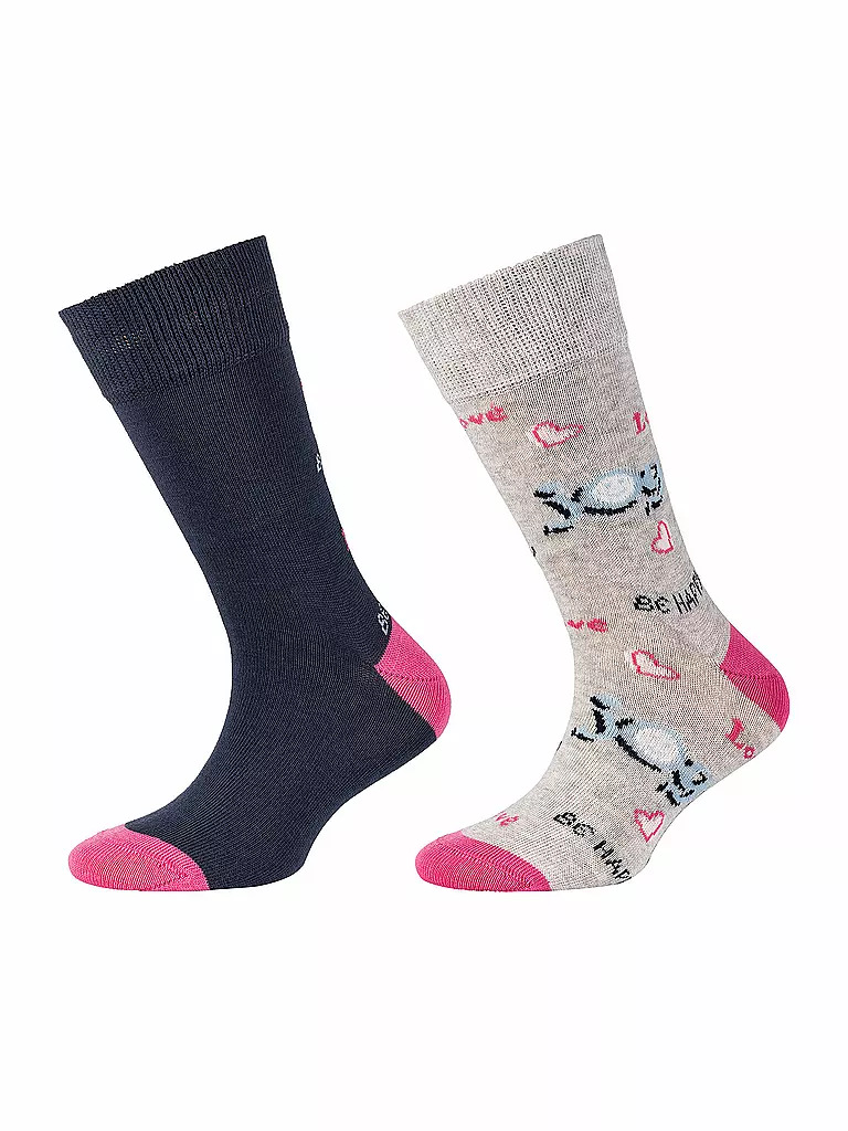 CAMANO | Mädchen Socken 2er Pkg. Blue  | dunkelblau