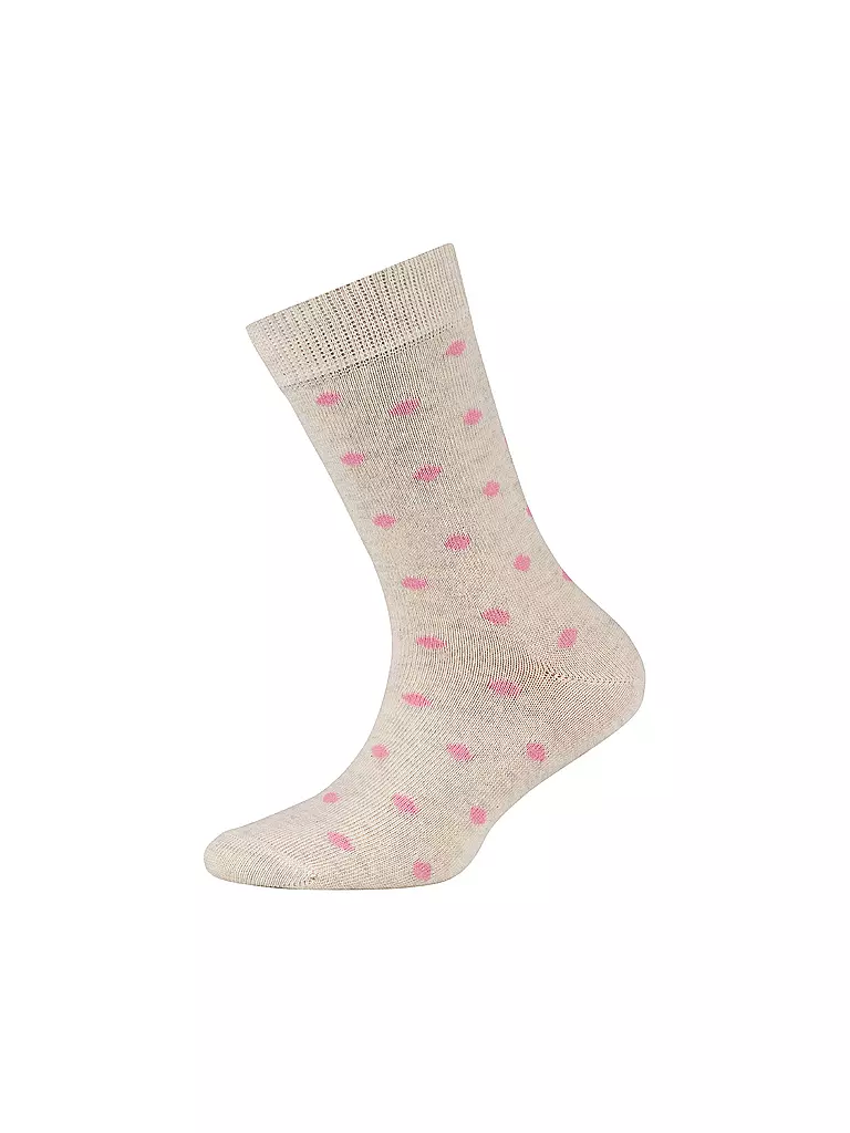 CAMANO | Mädchen Socken 4er Pkg. offwhite melange | bunt