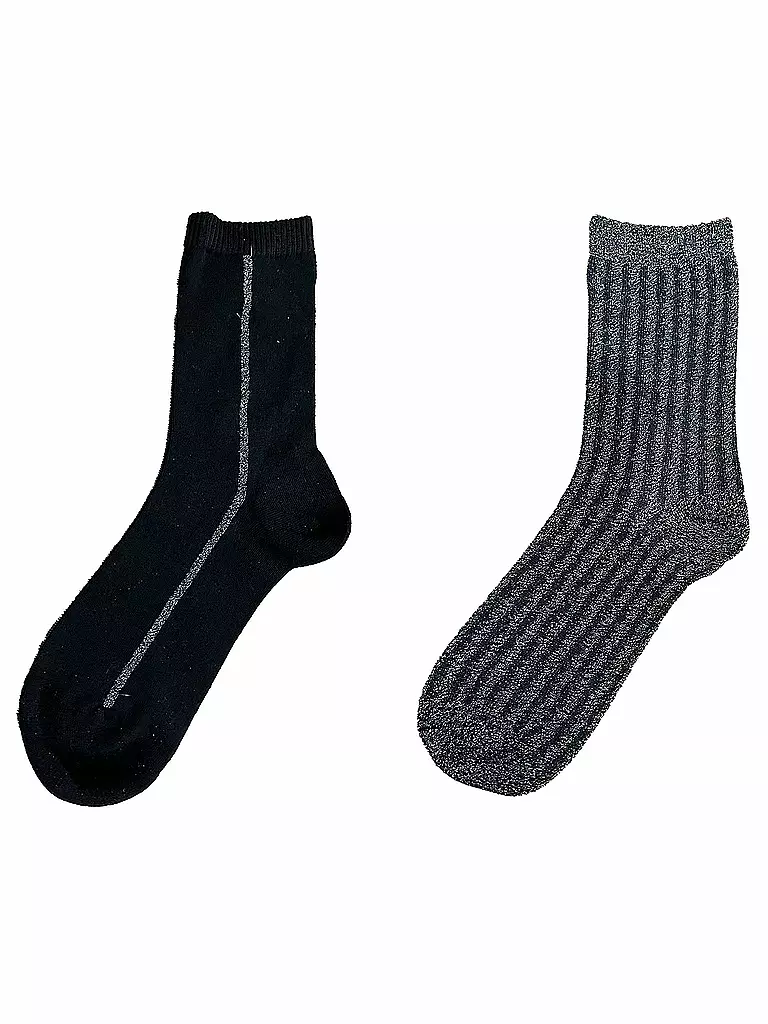 CAMANO | Socken 2er Pkg. black | schwarz