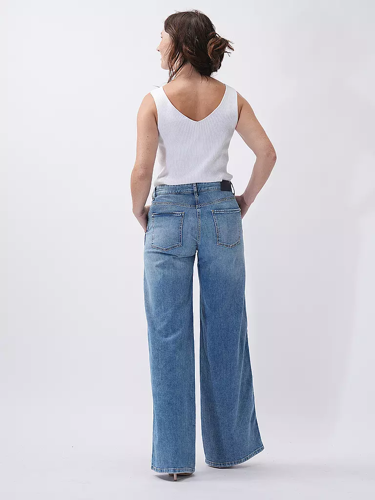 CAMBIO | Jeans Wide Leg ALEK | blau