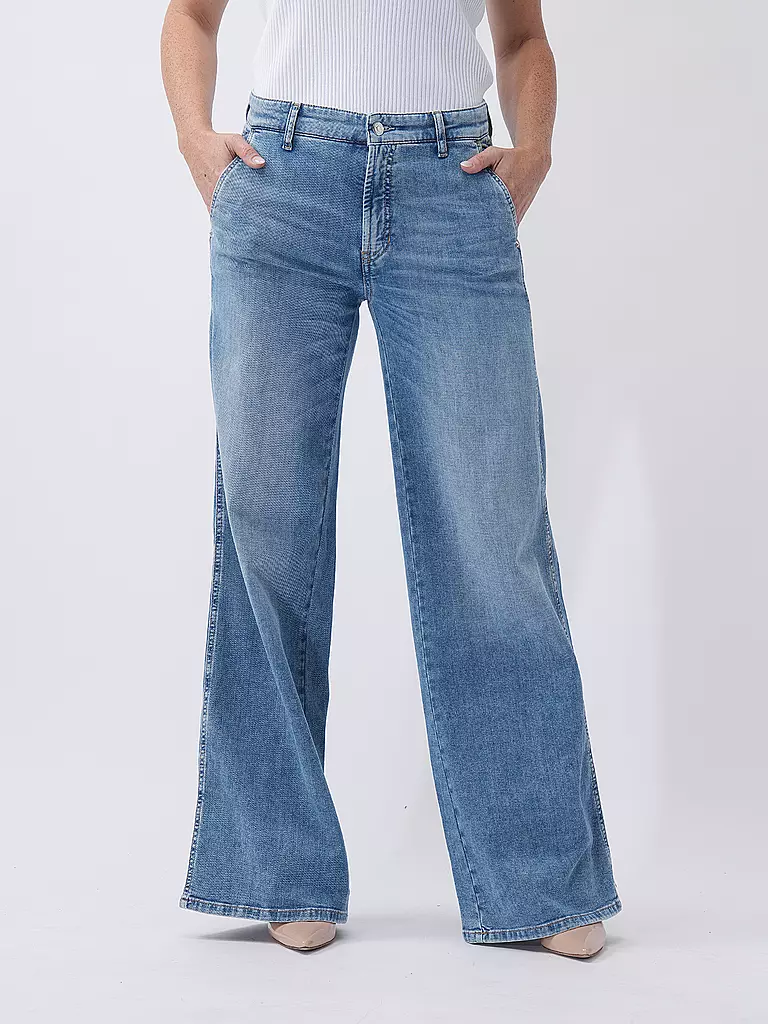 CAMBIO | Jeans Wide Leg ALEK | blau