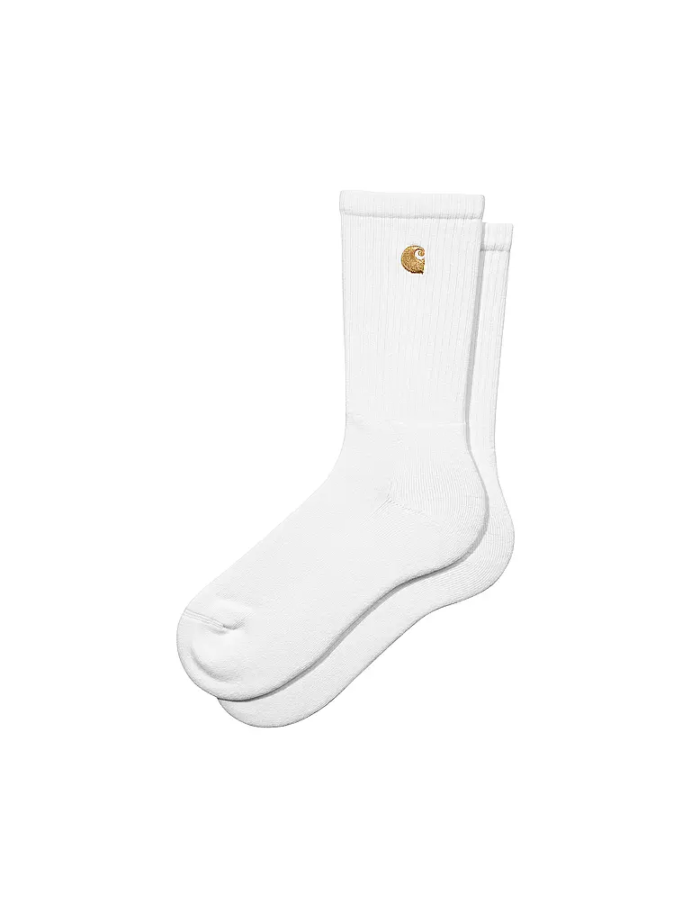 CARHARTT WIP | Socken CHASE white / gold | weiss