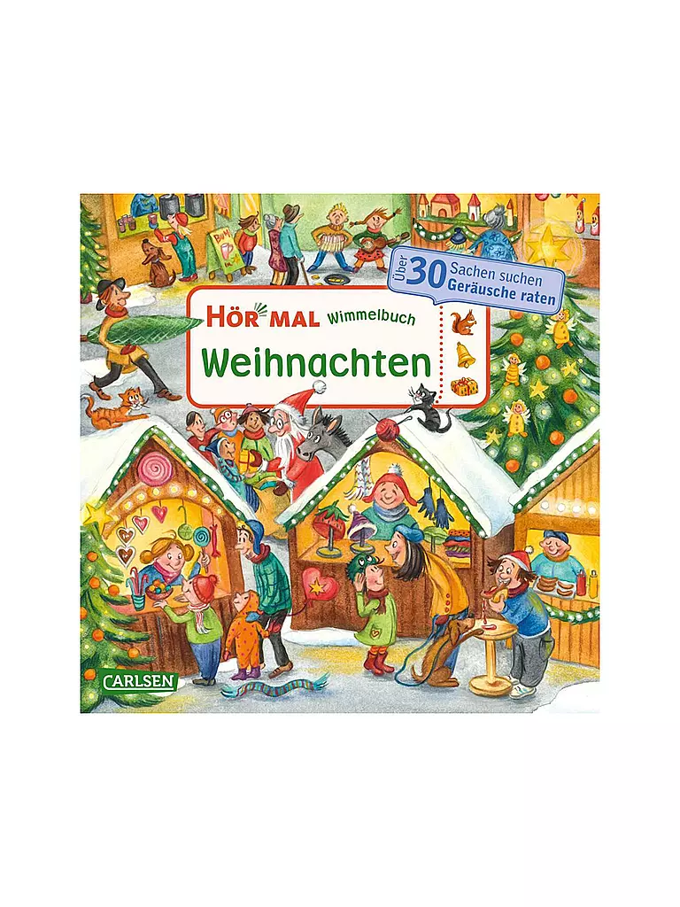 CARLSEN VERLAG | Wimmelbuch - Weihnachten - Hör mal (Soundbuch) | keine Farbe