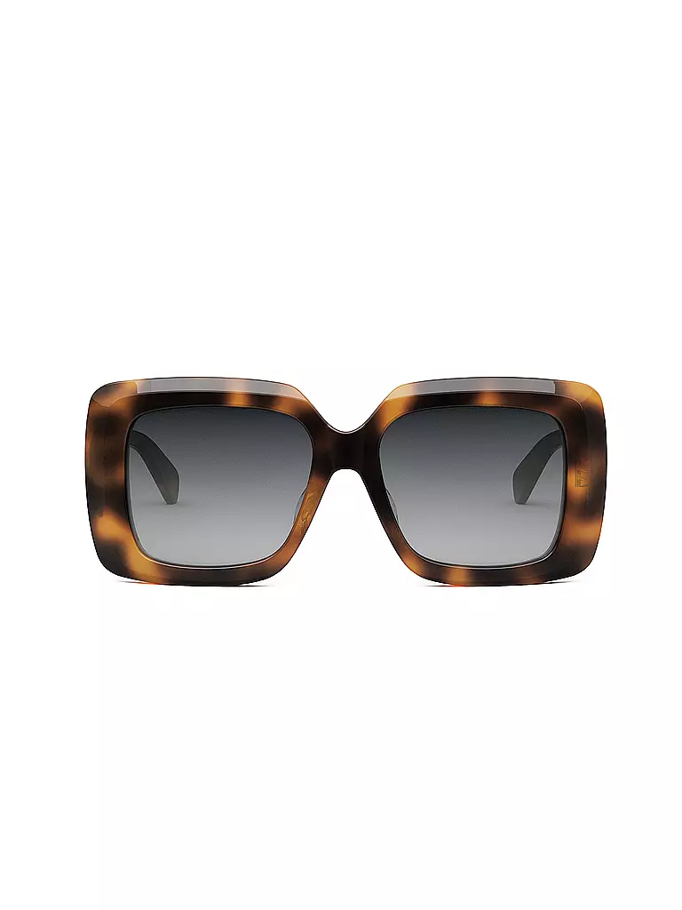 CELINE | CELINE 3 Dots Havana eckige Sonnenbrille | braun