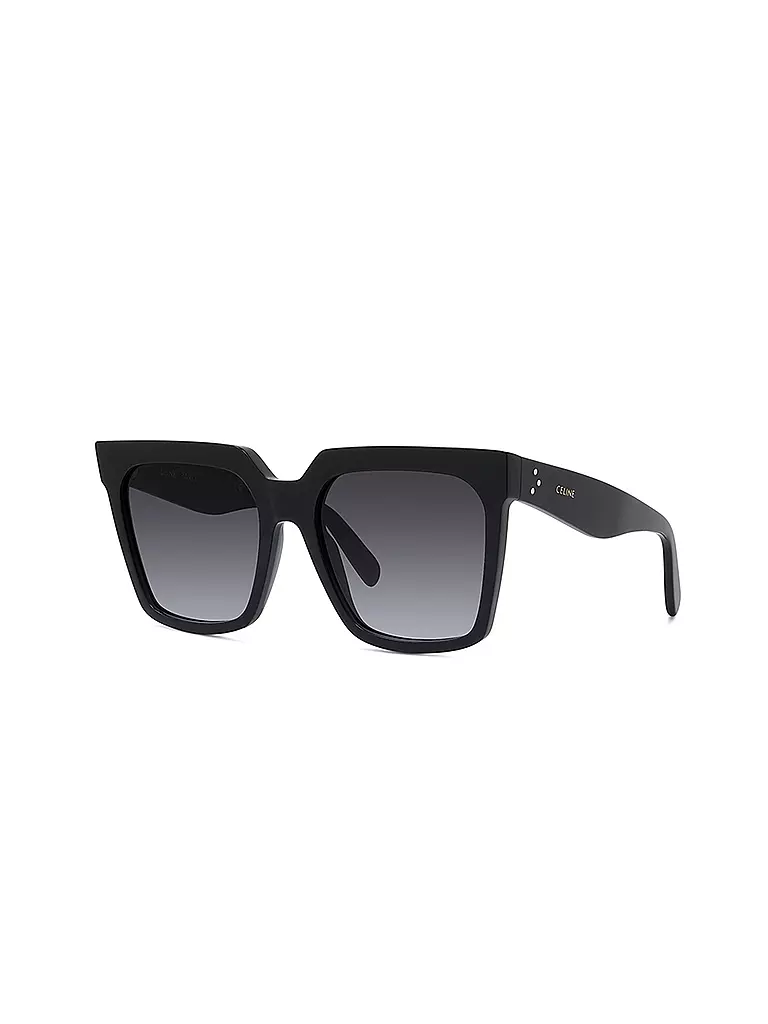 CELINE | CELINE 3 Dots schwarze eckige Sonnenbrille | schwarz