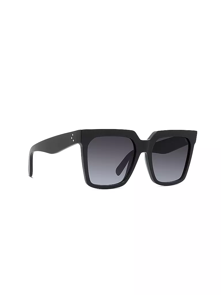 CELINE | CELINE 3 Dots schwarze eckige Sonnenbrille | schwarz