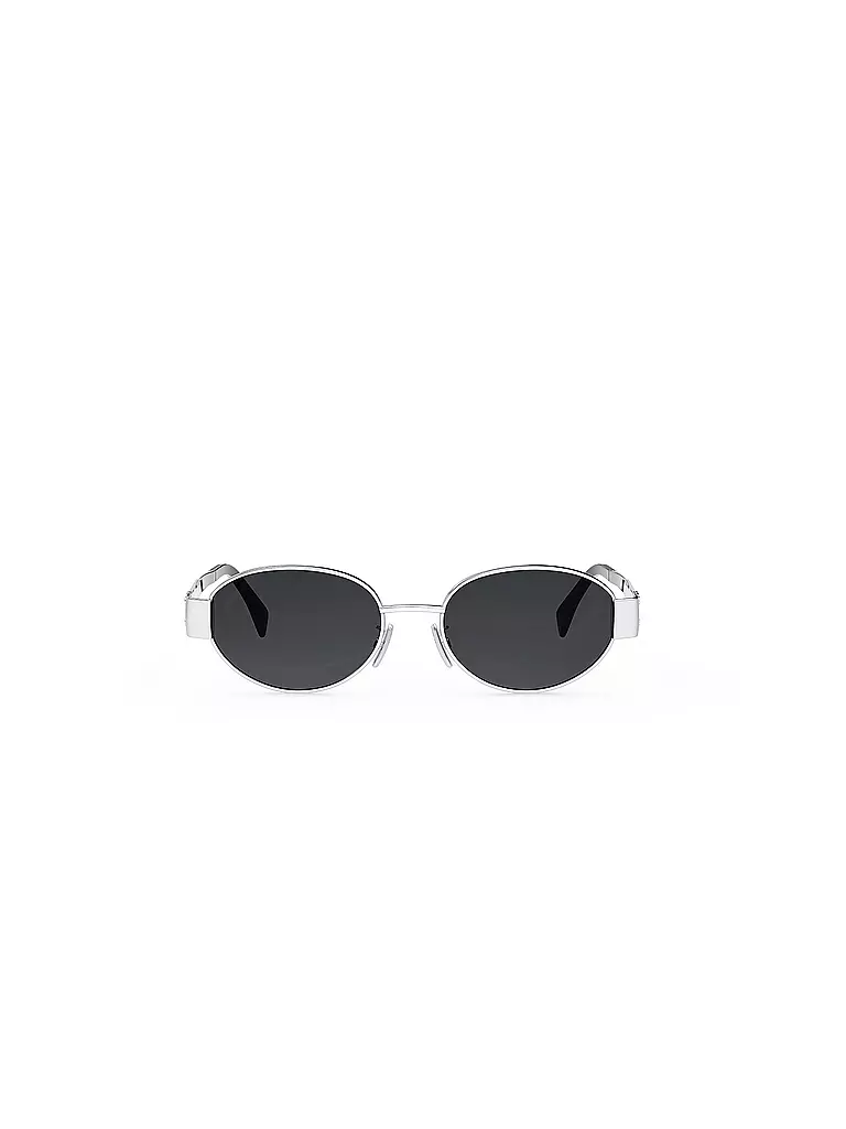 CELINE | Metal Triomphe silber ovale Sonnenbrille | silber