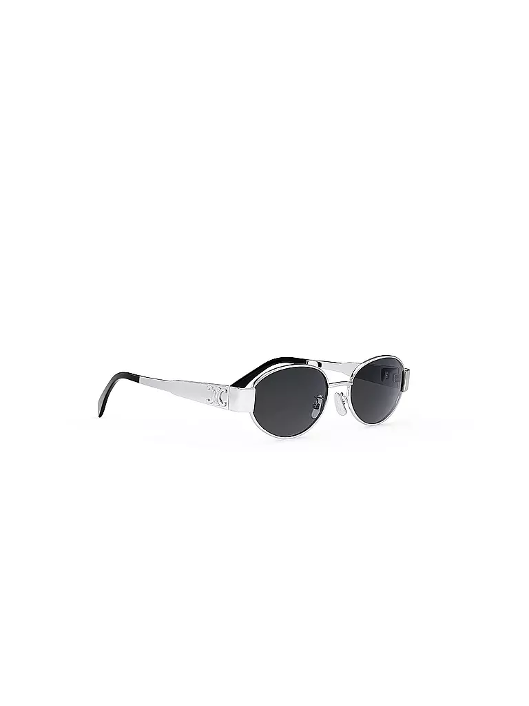 CELINE | Metal Triomphe silber ovale Sonnenbrille | silber