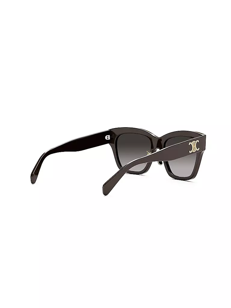 CELINE | Triomphe braune eckige Sonnenbrille | braun