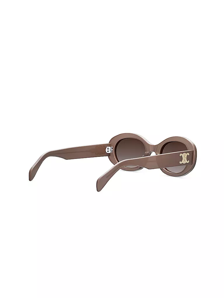 CELINE | Triomphe braune ovale Sonnenbrille | braun