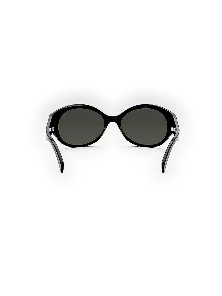 CELINE | Triomphe schwarze ovale Sonnenbrille | schwarz