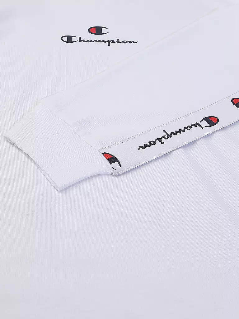 CHAMPION | Jungen Langarmshirt  | weiss