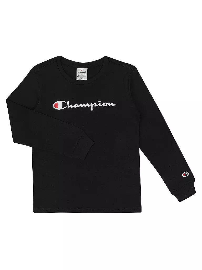 CHAMPION | Jungen Langarmshirt | schwarz