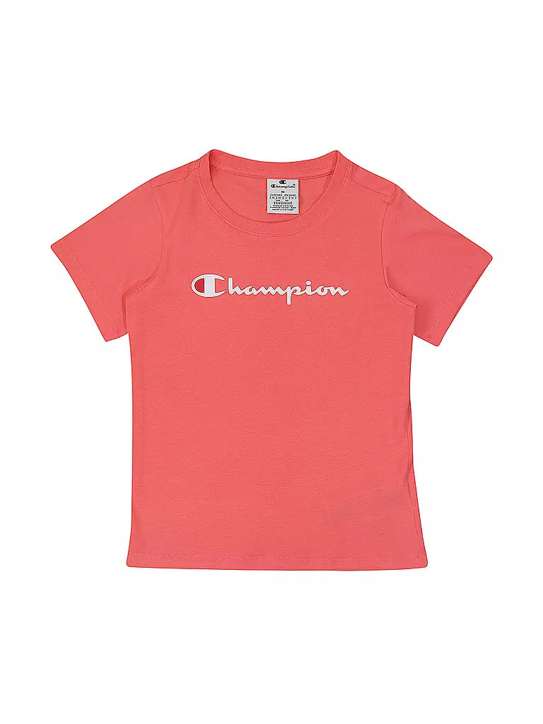 CHAMPION | Mädchen T-Shirt | koralle