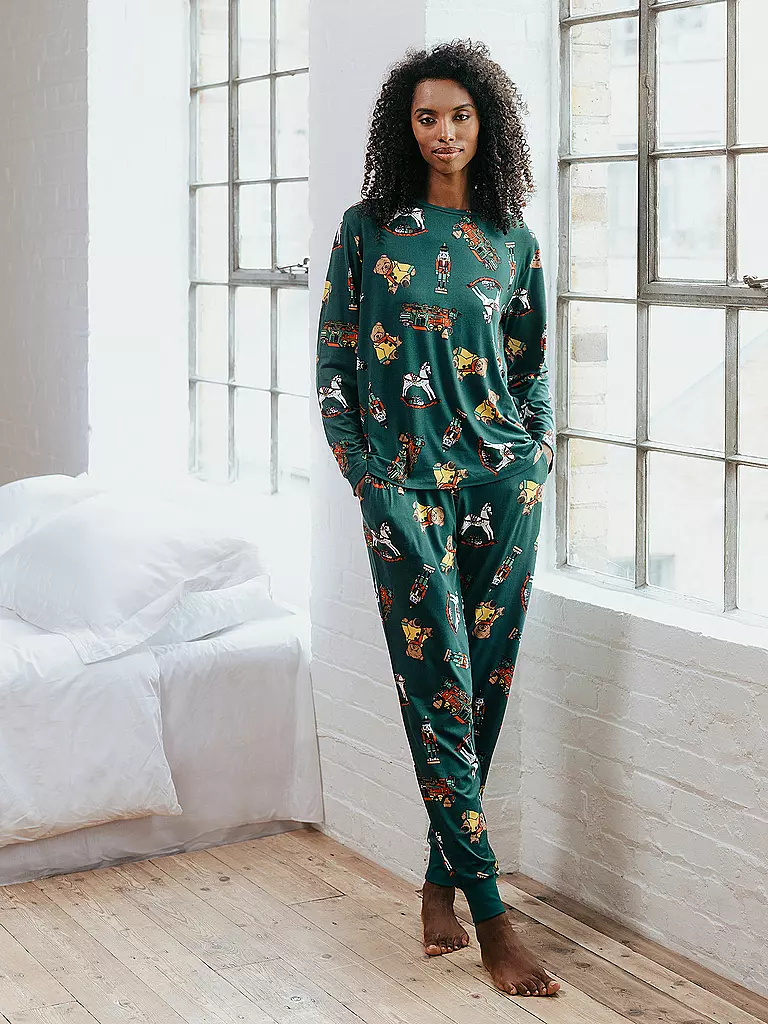 CHELSEA PEERS | Pyjama | dunkelgrün