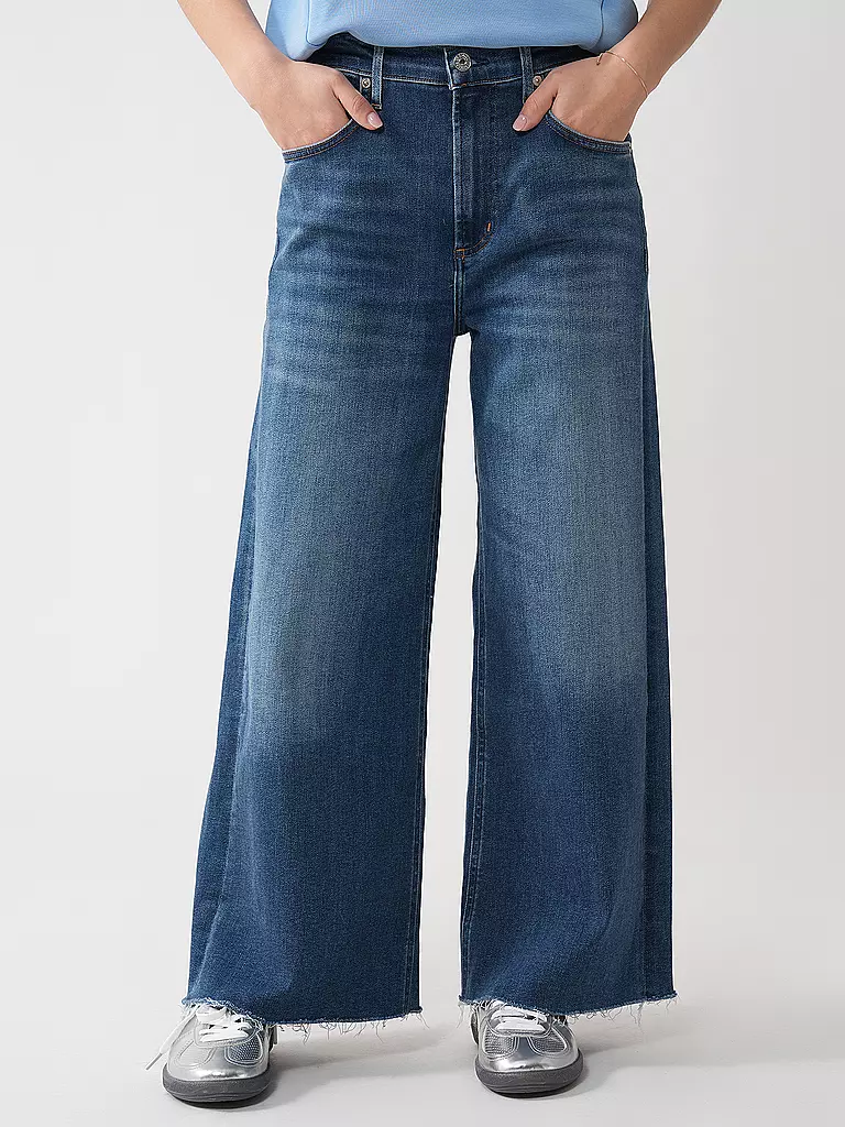 CITIZENS OF HUMANITY | Jeans Wide Leg 7/8 | dunkelblau